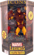 Marvel Legends Action Figures Icons Series 1: Iron Man 12-Inch (Sub-Standard Packaging)