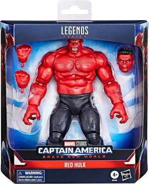 Marvel Legends Captain America Brave New World 6 Inch Action Figure Deluxe - Red Hulk