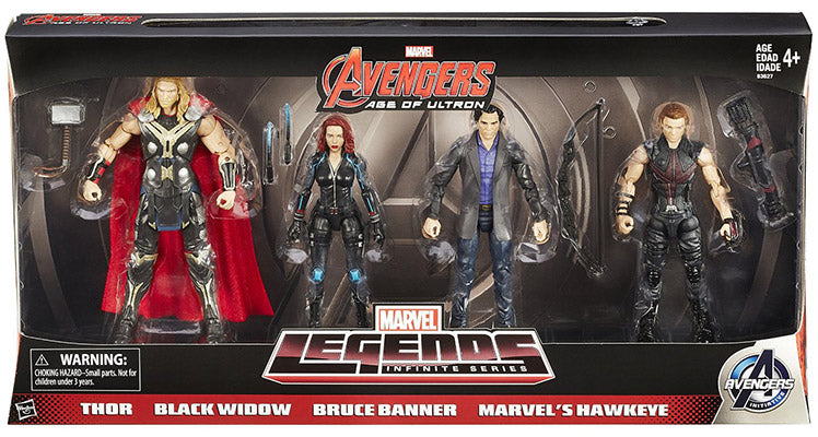 Marvel Legends Infinite 6 Inch Action Figure Box Set - Age Of Ultron 4-Pack Exclusive