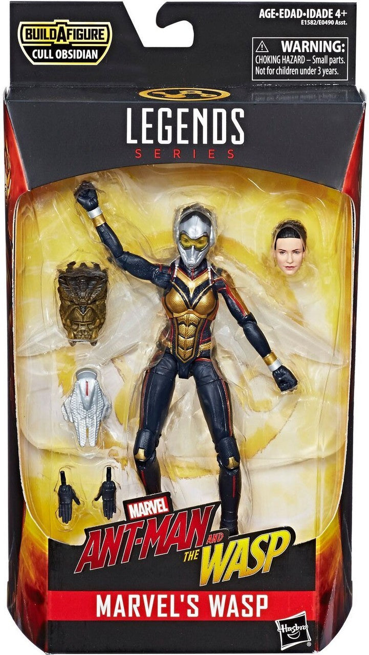 Marvel Legends Avengers 6 Inch Action Figure Cull Obsidian Series - Wasp