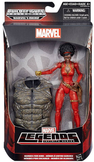 Marvel Legends Spider-Man 6 Inch Action Figure Rhino Series - Misty Knight