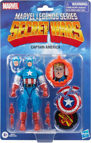 Marvel Legends Retro 6 Inch Action Figure Secret Wars Wave 1 - Classic Captain America