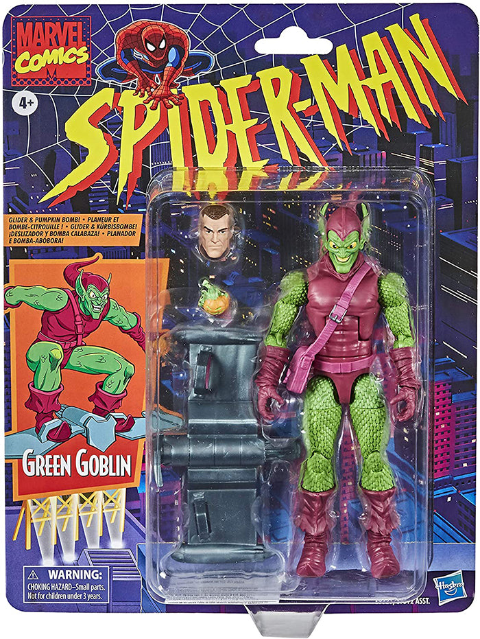 Marvel Legends Retro 6 Inch Action Figure Spider-Man - Green Goblin Reissue