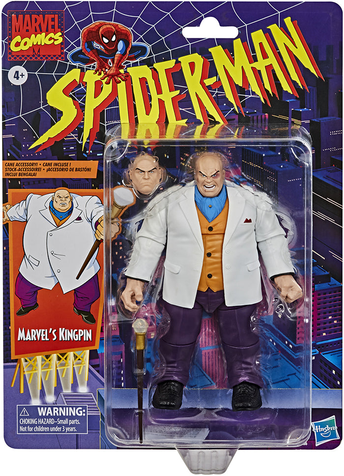 Marvel legends Kingpin Retro high quality spiderman daredevil