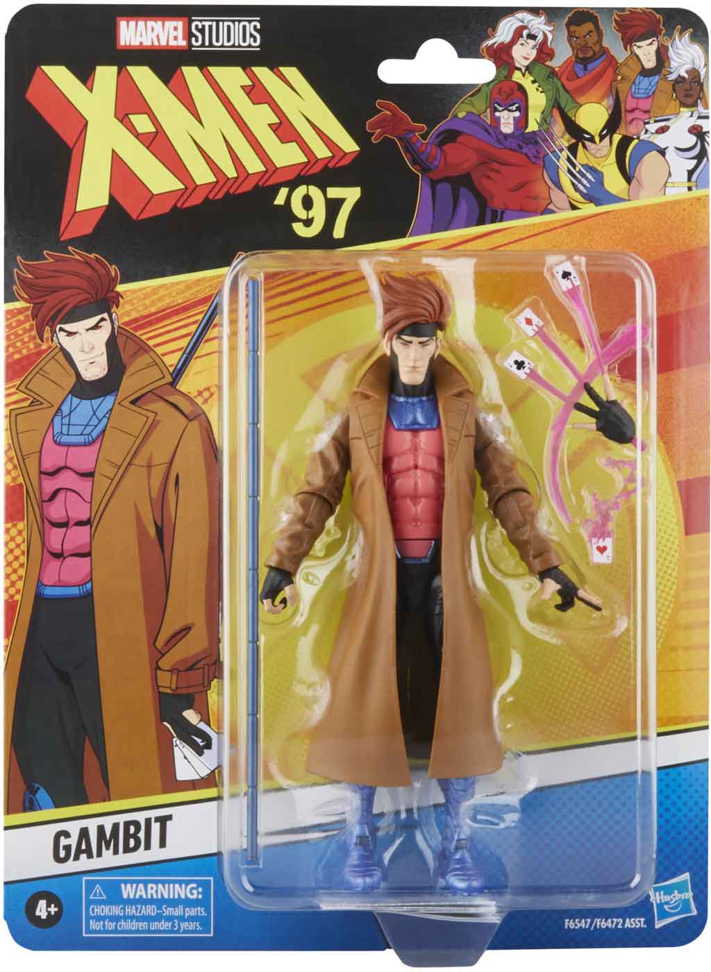 Marvel Legends Retro 6 Inch Action Figure X-Men '97 Wave 1 - Gambit Reissue