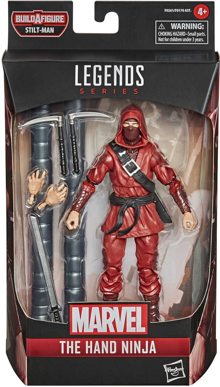 Marvel Legends Spider-Man 6 Inch Action Figure BAF Stilt-Man - Hand Ninja