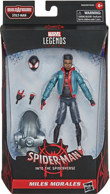 Marvel Legends Spider-Man 6 Inch Action Figure BAF Stilt-Man - Miles Morales