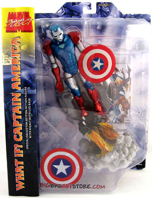 Marvel Select 8 Inch Action Figure- Exclusive Captain America in Iron Man Armor