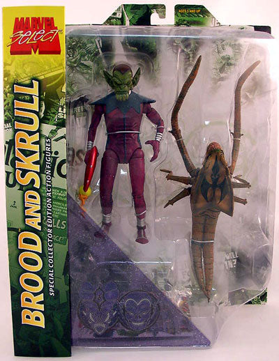 Marvel Select 8 Inch Action Figures- Brood and Skrull