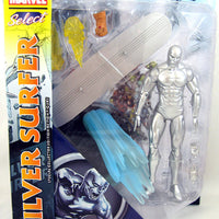 Marvel Select 8 Inch Action Figure Comic Series - Silver Surfer (Broken Base)