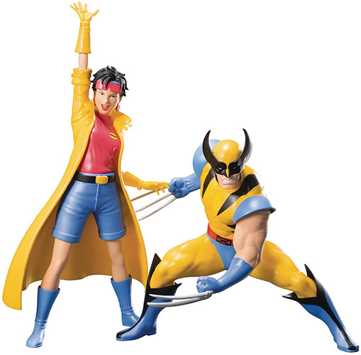 Marvel Universe Presents 7 Inch Statue Figure ArtFX+ - Wolverine & Jubilee 1992