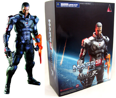 Mass Effect 8 Inch Action Figure Play Arts Kai Series - Commander Shephard