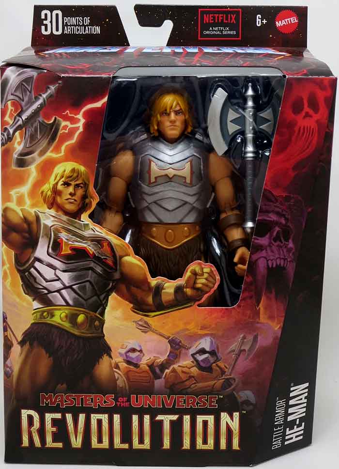 Masters Of The Universe 6 Inch Action Figure Masterverse Wave 12 -  Revolution Battle Armor He-Man