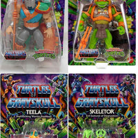 Masters Of The Universe Teenage Mutant Ninja Turtles Origins 6" Figure Turtles Of Grayskull Wave 3 - Set of 4