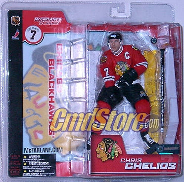 McFarlane NHL Action Figures Series 7: Chris Chelios Chicago Jersey Variant