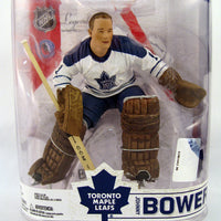 McFarlane NHL Hockey Legends Action Figures Series 6: Johnny Bower White Shirt Variant