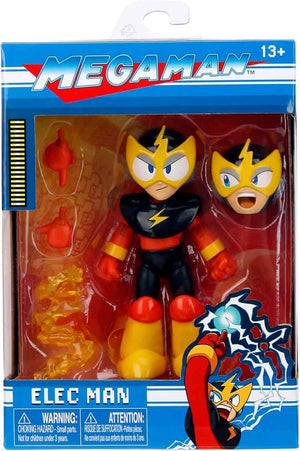 Megaman 4 Inch Action Figure 1/12 Scale Wave 2 - Elec Man