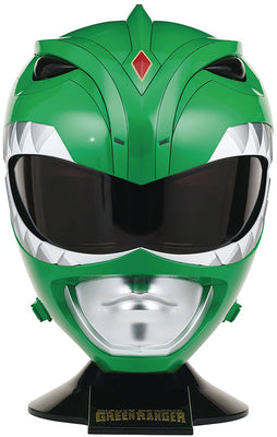 Mighty Morphin Power Rangers Life Size Helmet Legacy Series - Green Ranger Helmet (Sub-Standard Packaging)