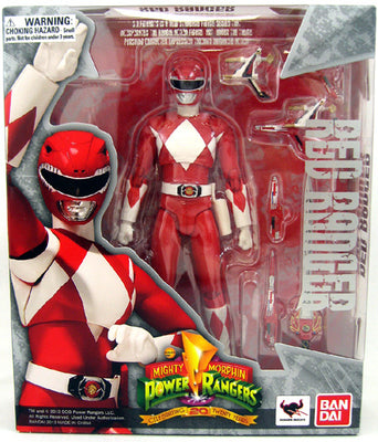 Power Rangers Mighty Morphin 6 Inch Action Figure S.H. Figuarts - Red Ranger (Slight Shelf Wear)