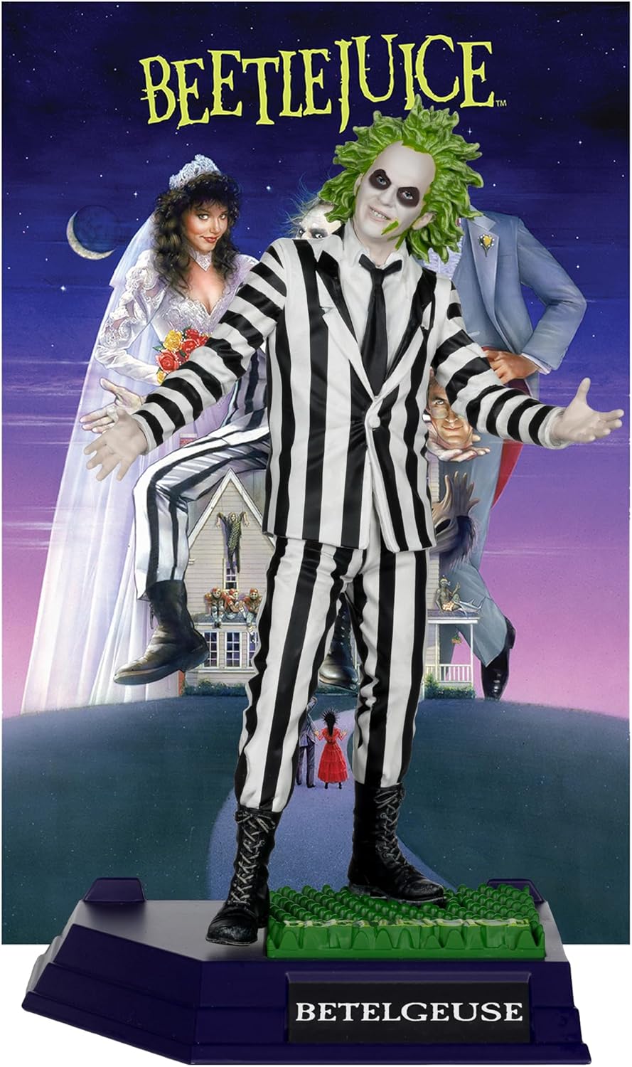 Movie Maniacs Beetlejuice 1988 6 Inch Static Figure Posed - Beetlejuice