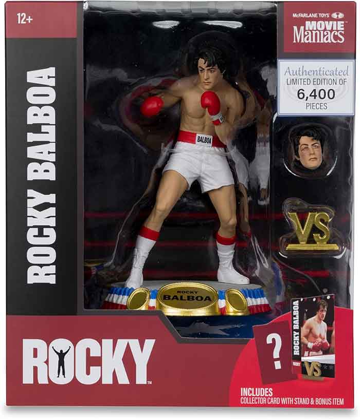 Movie Maniacs Rocky 1976 6 Inch Static Figure Posed Wave 1 - Rocky Balboa