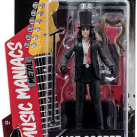 Music Maniacs Metal 6 Inch Action Figure - Alice Cooper