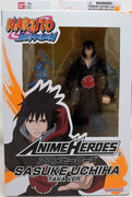 Naruto Shippuden 6 Inch Action Figure Anime Heroes - Sasuke Uchiha Akatsuki Version