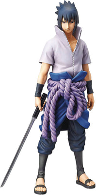 Naruto Shippuden 9 Inch Statue Figure Grandista Nero - Sasuke Uchiha