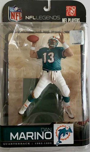 NFL Football Legends 6 Inch Static Figure Series 5 - Dan Marino Green Jersey