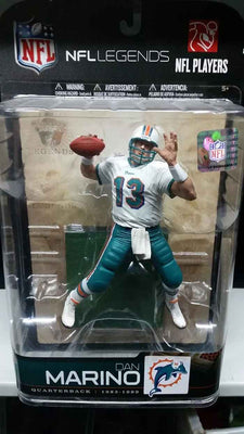 NFL Football Legends 6 Inch Static Figure Series 5 - Dan Marino White Jersey Chase