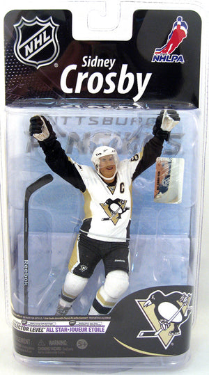 NHL Hockey 6 Inch Action Figure Series 25 - Sidney Crosby White Jersey Bronze Level Variant (Limit 3000 Pieces)