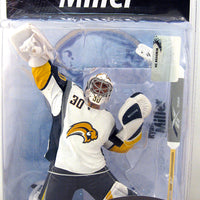 NHL Hockey 6 Inch Action Figure Series 26 - Ryan Miller White Jersey Gold Level Variant Limit to 500 Pieces