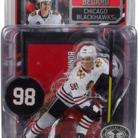 NHL Hockey SportsPicks 7 Inch Static Figure Chicago Blackhawks Exclusive - Connor Bedard Platinum