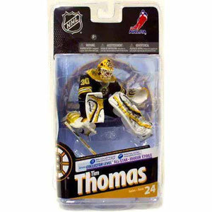 NHL Hockey Sports Picks 6 Inch Static Figure Series 24 - Tim Thomas Black Jersey