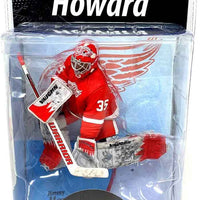 NHL Hockey Sports Picks 6 Inch Static Figure Series 27 - Jimmy Howard Red Jersey