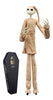 Nightmare Before Chrismas 16 Inch Doll Figure Coffin Series - Pajama Jack Skellington