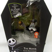 Nightmare Before Christmas 10 Inch Action Figure Silver Anniversary Series - Mayor (Shelf Wear Packaging)