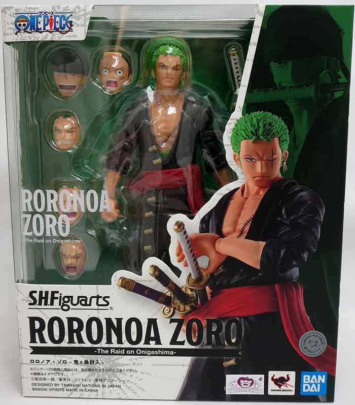 Roronoa Zoro One Piece - Action Figure Com Base - Arcade BR