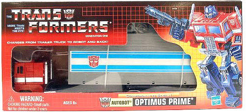 Transformers G1 Figure TRU Exclusive Hasbro: Optimus Prime (Sub-Standard Packaging)