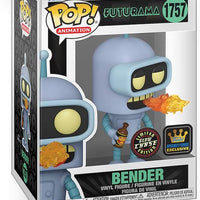 Pop Animation Futurama 3.75 Inch Action Figure Exclusive - Bender Glows in The Dark #1757 Chase