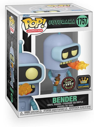 Pop Animation Futurama 3.75 Inch Action Figure Exclusive - Bender Glows in The Dark #1757 Chase