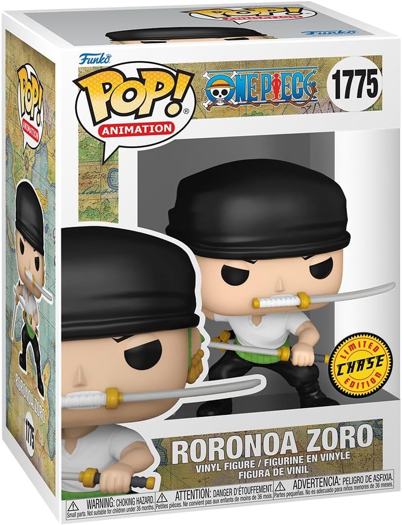 Pop Animation One Piece 3.75 Inch Action Figure Exclusive - Roronoa Zoro #1775 Chase