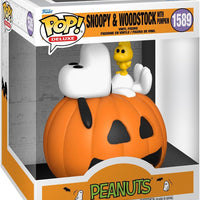 Pop Animation Peanuts 3.75 Inch Action Figure Deluxe - Snoopy & Woodstock with Pumpkin #1589