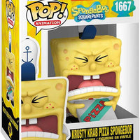 Pop Animation Spongebob Squarepants 3.75 Inch Action Figure - Krusty Krab Pizza Spongebob #1667