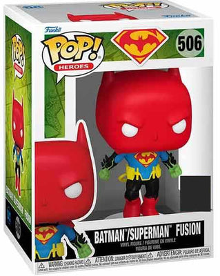 Pop DC Heroes Batman Superman 3.75 Inch Action Figure Exclusive - Batman Superman Fusion #506