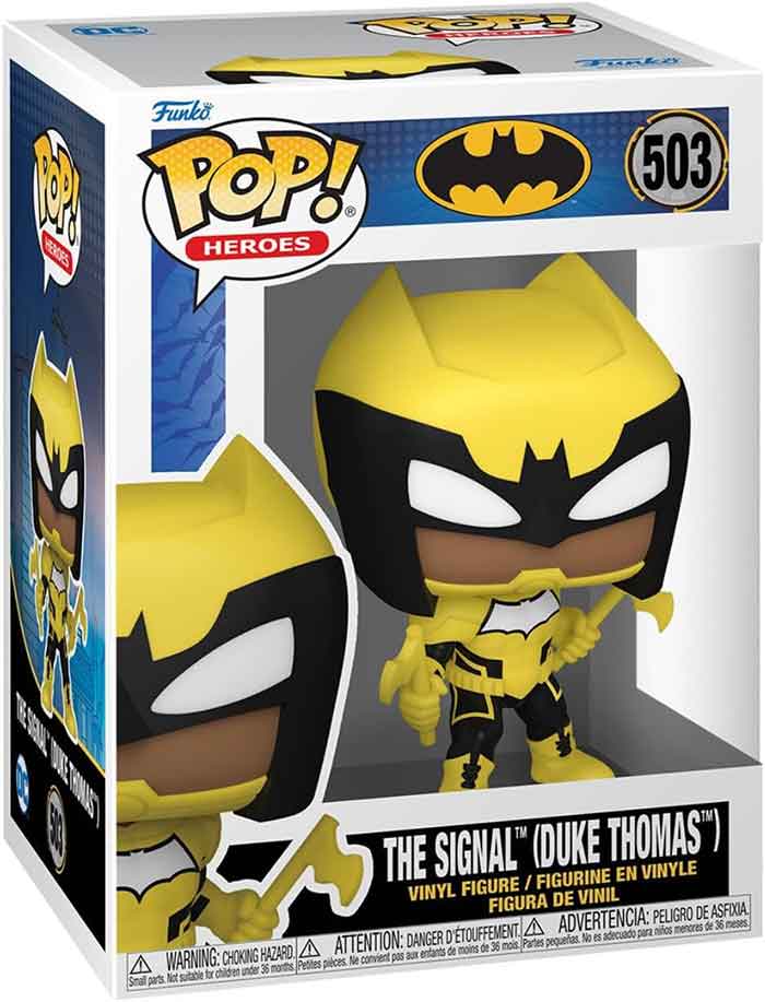 Pop DC Heroes Batman 3.75 Inch Action Figure - The Signal (Duke Thomas) #503