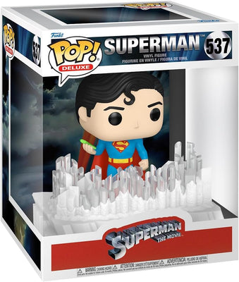 Pop DC Heroes Superman 1978 3.75 Inch Action Figure Deluxe - Superman (Fortress of Solitude) #537