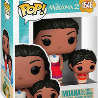 Pop Disney Moana 2 3.75 Inch Action Figure - Moana & Little Sis Simea #1546