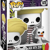 Pop Disney The Nightmare Before Christmas 3.75 Inch Action Figure - Jack with Zero #1470