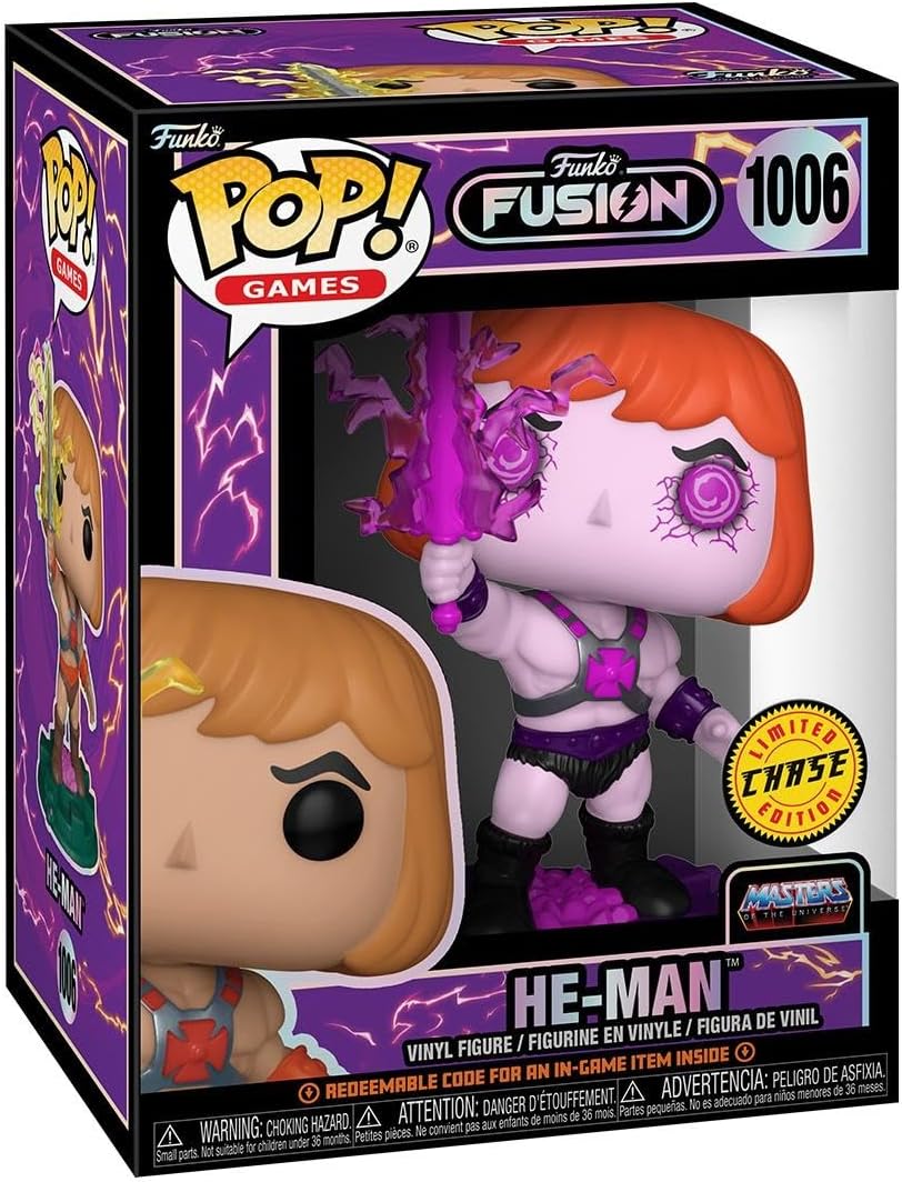 Pop Games Masters Of The Universe 3.75 Inch Action Figure Fusion Exclusive - He-Man #1006 Chase